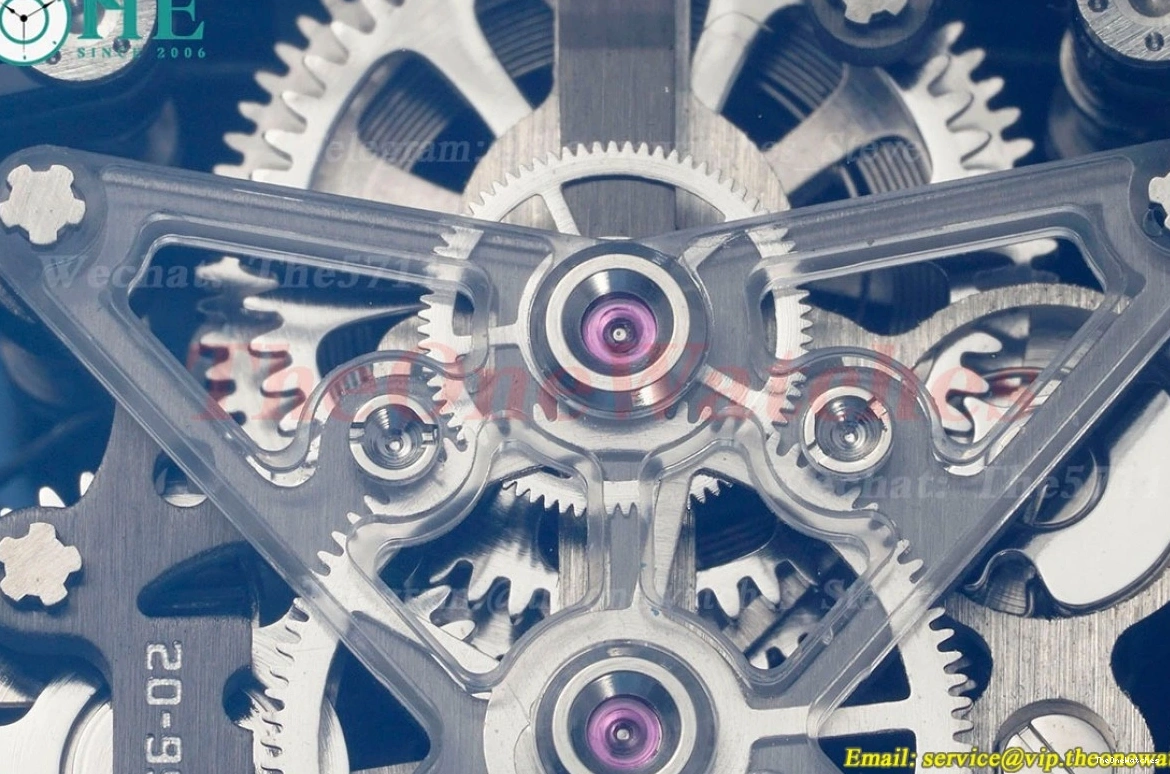 RM56-02 44mm Strap Tourb on Skeleton Dial White RMF Rubber 0314